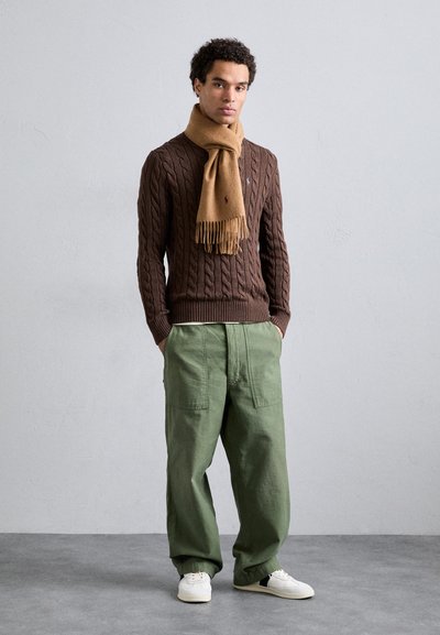 Polo Ralph Lauren SCARF UNISEX - Sál - brown melange