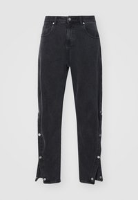 Don't Waste Culture MASON UNISEX - Loose fit -farkut - washed black