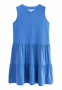 Next SLEEVLESS TIERED MINI - Trikotaažkleit - blue