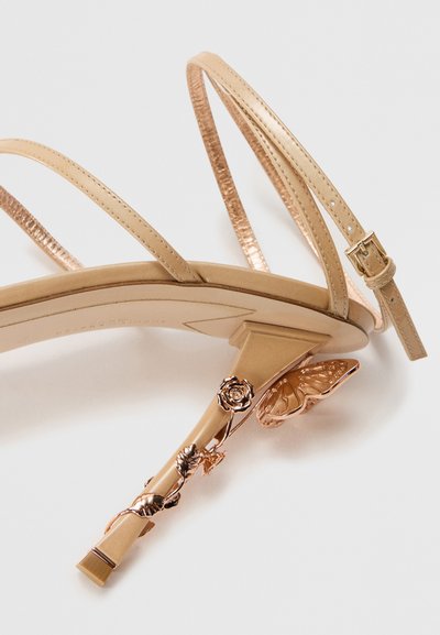 Sophia Webster ENCHANTRESS STRAPPY SANDAL - Augstpapēžu sandales - biscotti