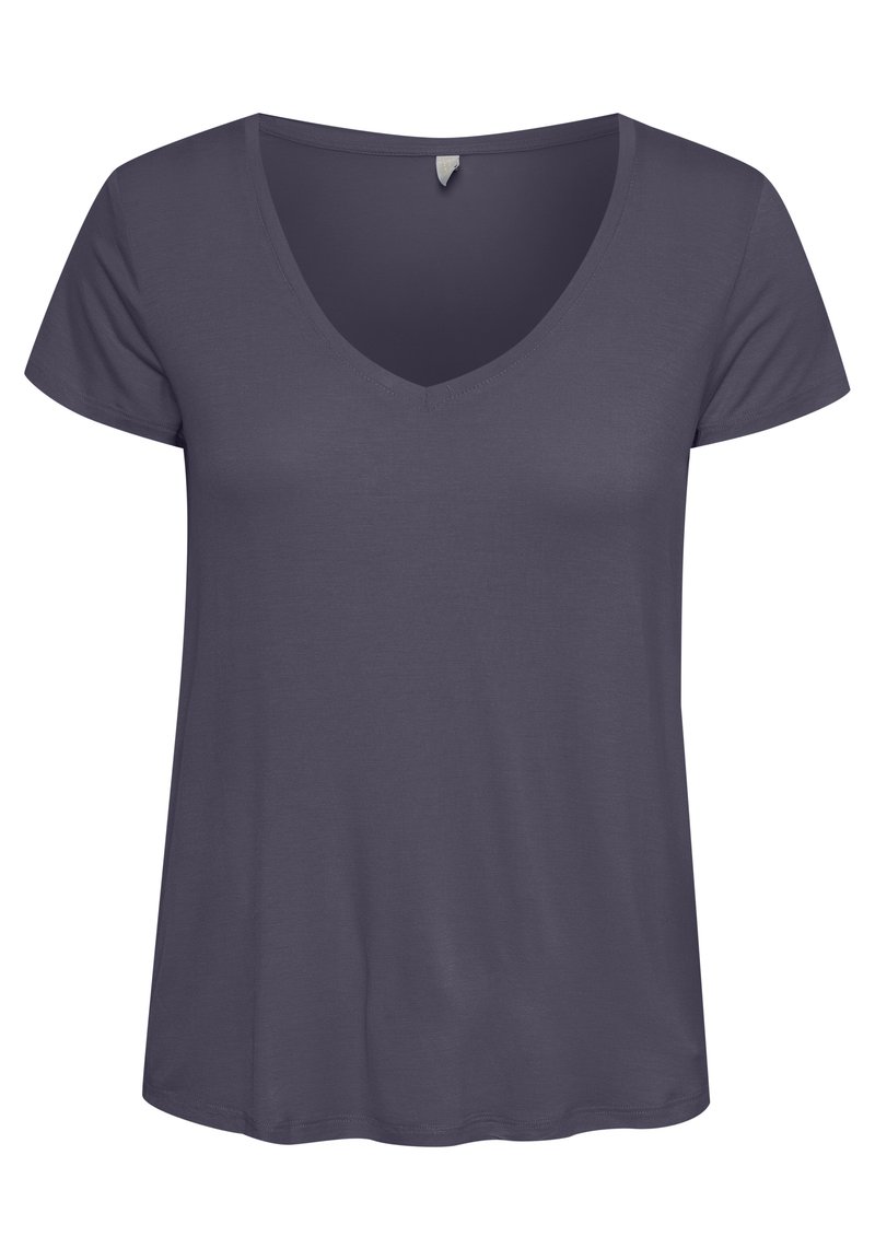 culture T-shirt basic donkergrijs