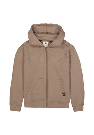Sudadera con cremallera - taupe grey