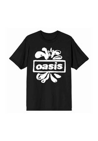 Paradiso Clothing SPLAT BAND LOGO - Print T-shirt - black