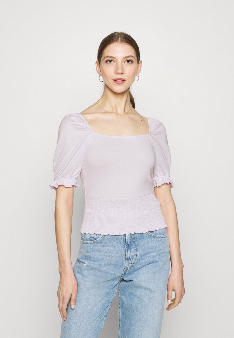 Damen T-Shirts | Even&Odd T-Shirt basic lilac/flieder - QD95857 Damen T-Shirts | Even&Odd T-Shirt basic lilac/flieder - QD95857