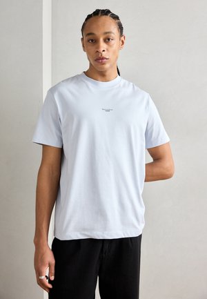 Marc O'Polo DENIM LOGO PRINT RELAXED FIT - T-shirt basic - skyway blue