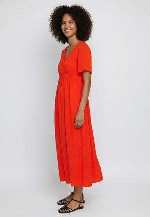 Kaffe MYRNA - Maxi dress - fiery red
