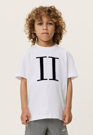 ENCORE UNISEX - Nyomott mintás póló - white