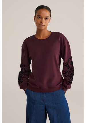 WE Fashion Sweater - aubergine