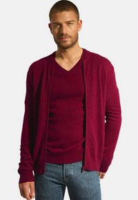 Just Cashmere Bomberjacka - bordeaux