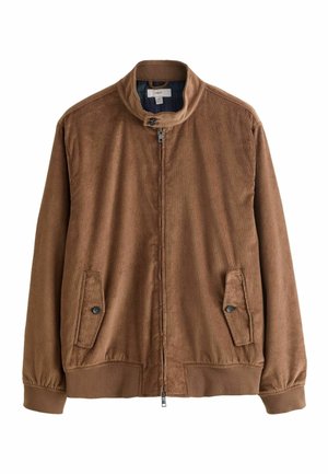 REGULAR FIT HARRINGTON - Bomberjacke - tan brown