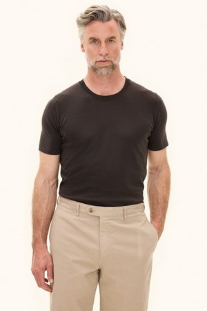 BRIAN ROUNDNECK - T-Shirt basic - brown elk