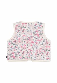 Petit Bateau BÉBÉ GILET FAUSSE FOURRURE - Γιλέκο - milk/multicolour