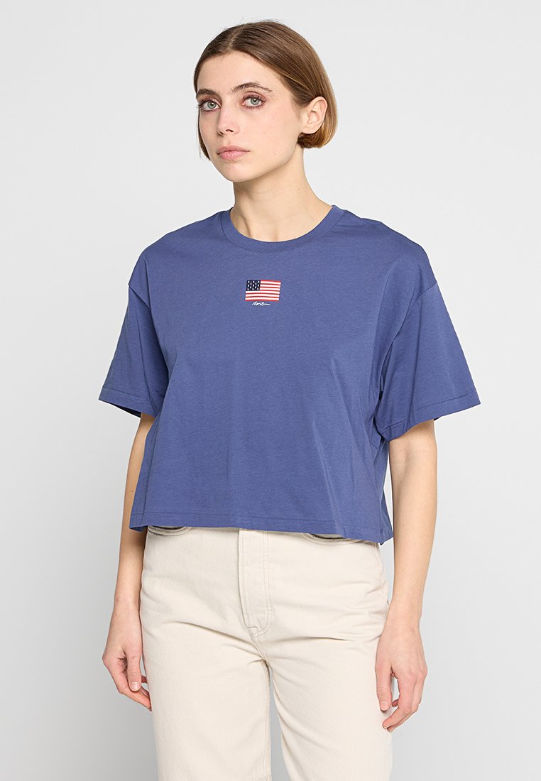 Polo Ralph Lauren T-shirt basic blauw Polo Ralph Lauren T-shirt basic blauw