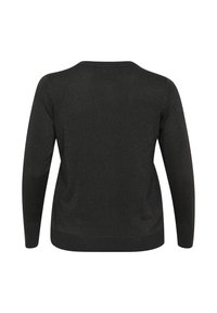 Kaffe Curve REGITTA - Strickjacke - black metallic