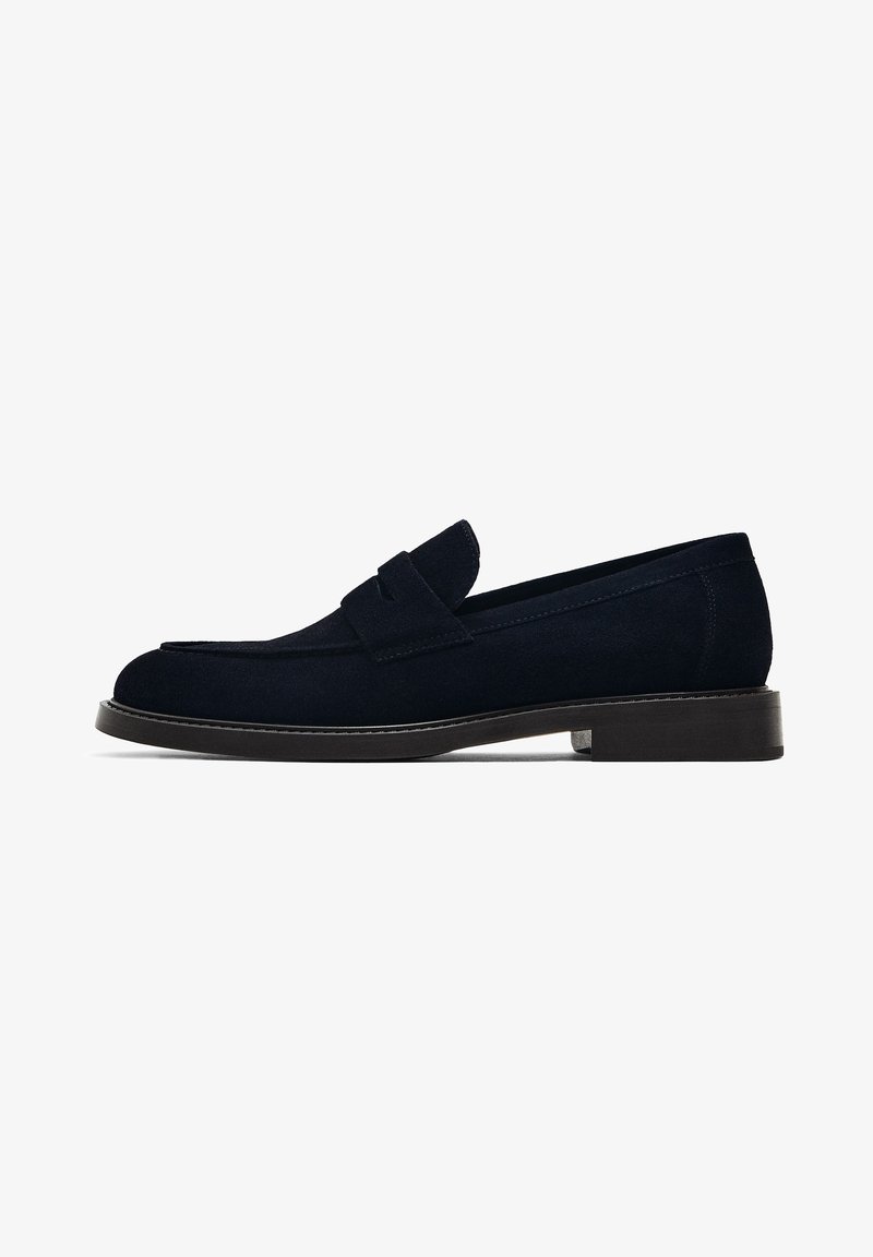 Massimo Dutti Loaferit/pistokkaat - blue-black denim