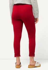 Ulla Popken 7/8 - Legging (type pantalon) - red