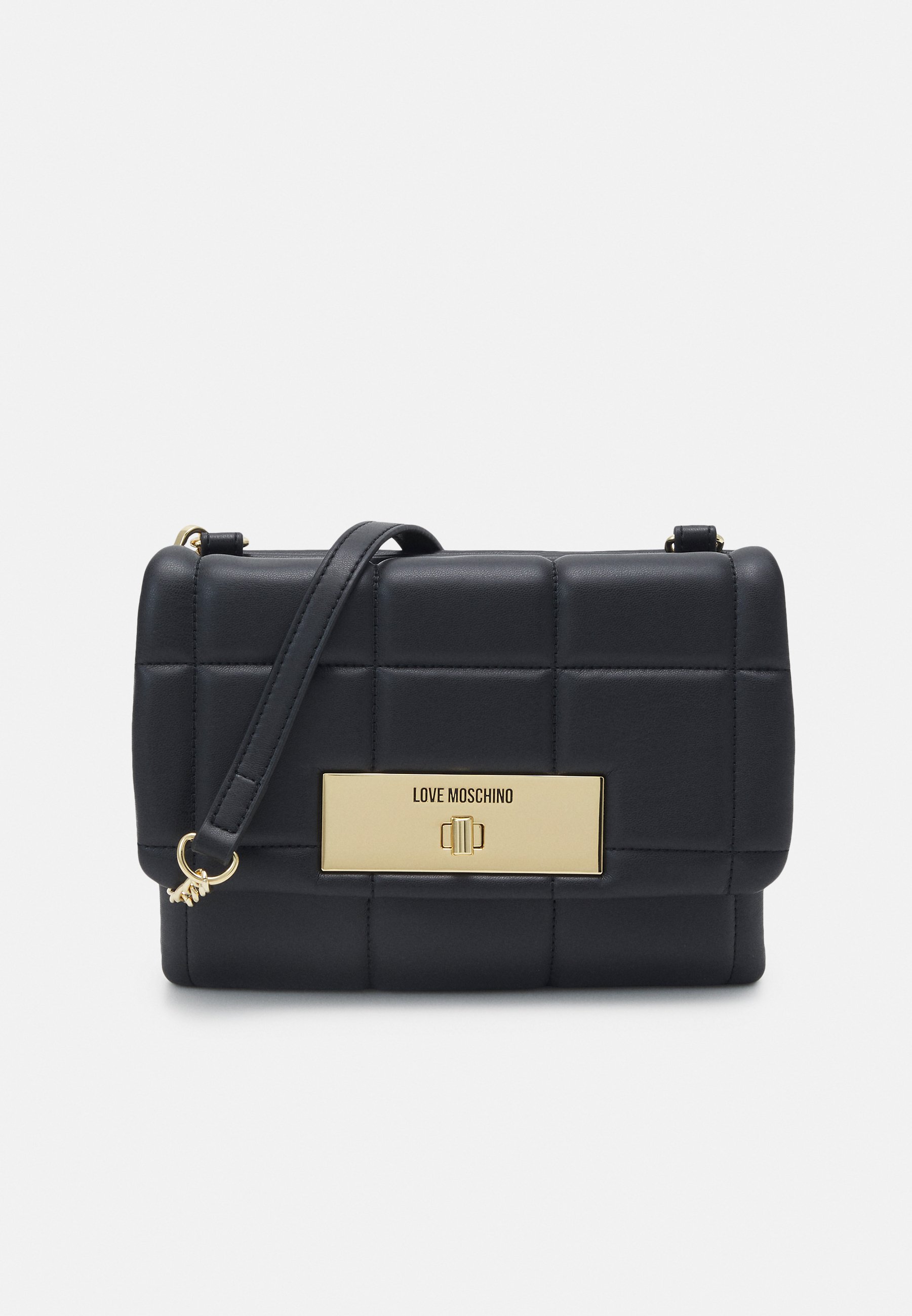 Love Moschino GEOMETRICAL QUILTING Bandolera nero/negro