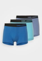 KARL LAGERFELD Karl Logo Monochrome Trunks - 3 Pack in Grey Melang