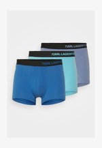 KARL LAGERFELD Karl Logo Monochrome Trunks - 3 Pack in Grey Melang KARL LAGERFELD Karl Logo Monochrome Trunks - 3 Pack in Grey Melang