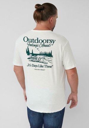 T-Shirt print - weiß