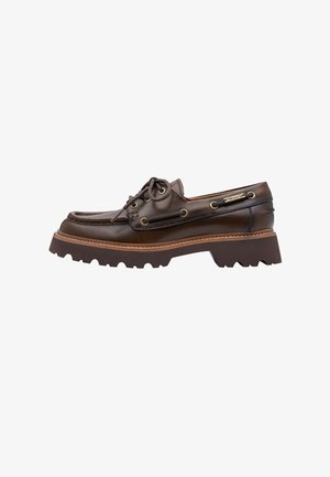 Tamaris, HALBSCHUH - Bootschoenen - mocca leather