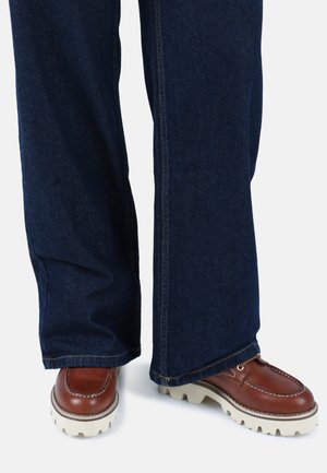 REAVY UNISEX - Bottines à lacets - cognac