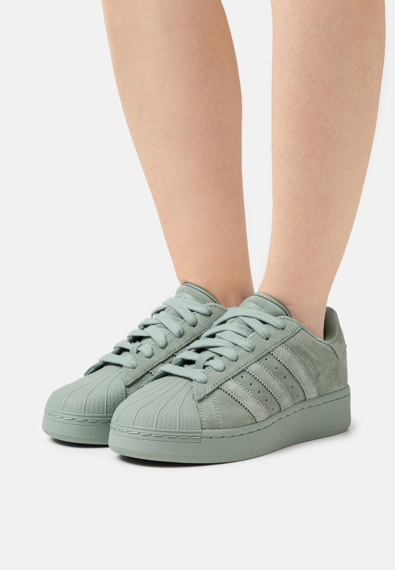 adidas originals superstar womens Green