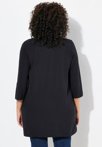 Ulla Popken V-AUSSCHNITT 3/4-ARM - Longsleeve - black