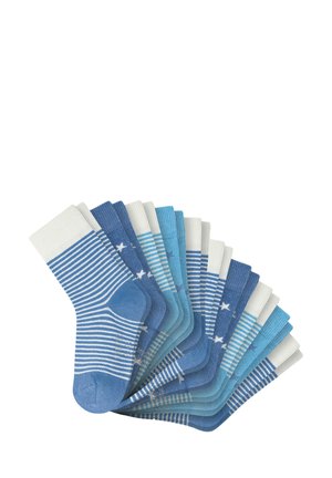 10ER PACK BASIC - Strumpor - hellblau