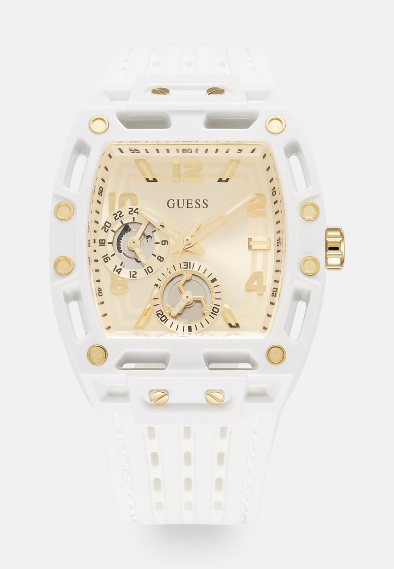 Phoenix Watch Guess PHOENIX EXCLUSIVE - Chronograph watch - white/champagne sunray ...