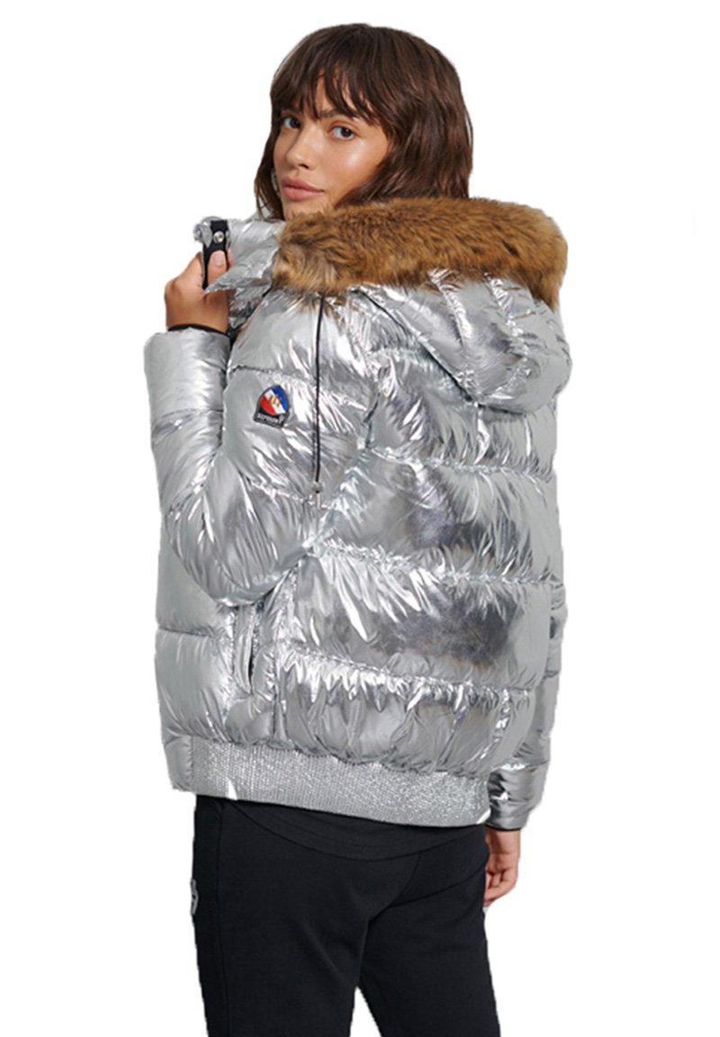superdry silver jacket