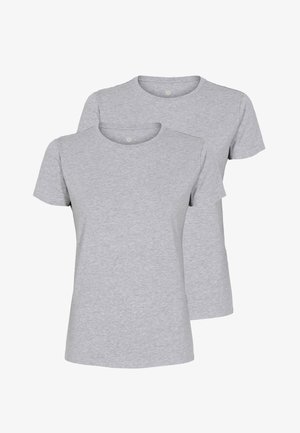 JBS OF DENMARK, 2-PACK - Nattøj trøjer - mottled light grey