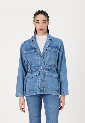 SLFELLIN STUDIO JACKET - Traper jakna - light blue denim