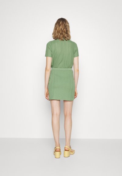 Theory SHORT SKIRT MATT - Μίνι φούστα - leaf