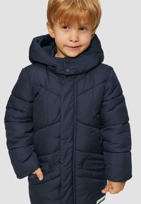 s.Oliver UND FIXIERTER KAPUZE - Wintermantel - navy