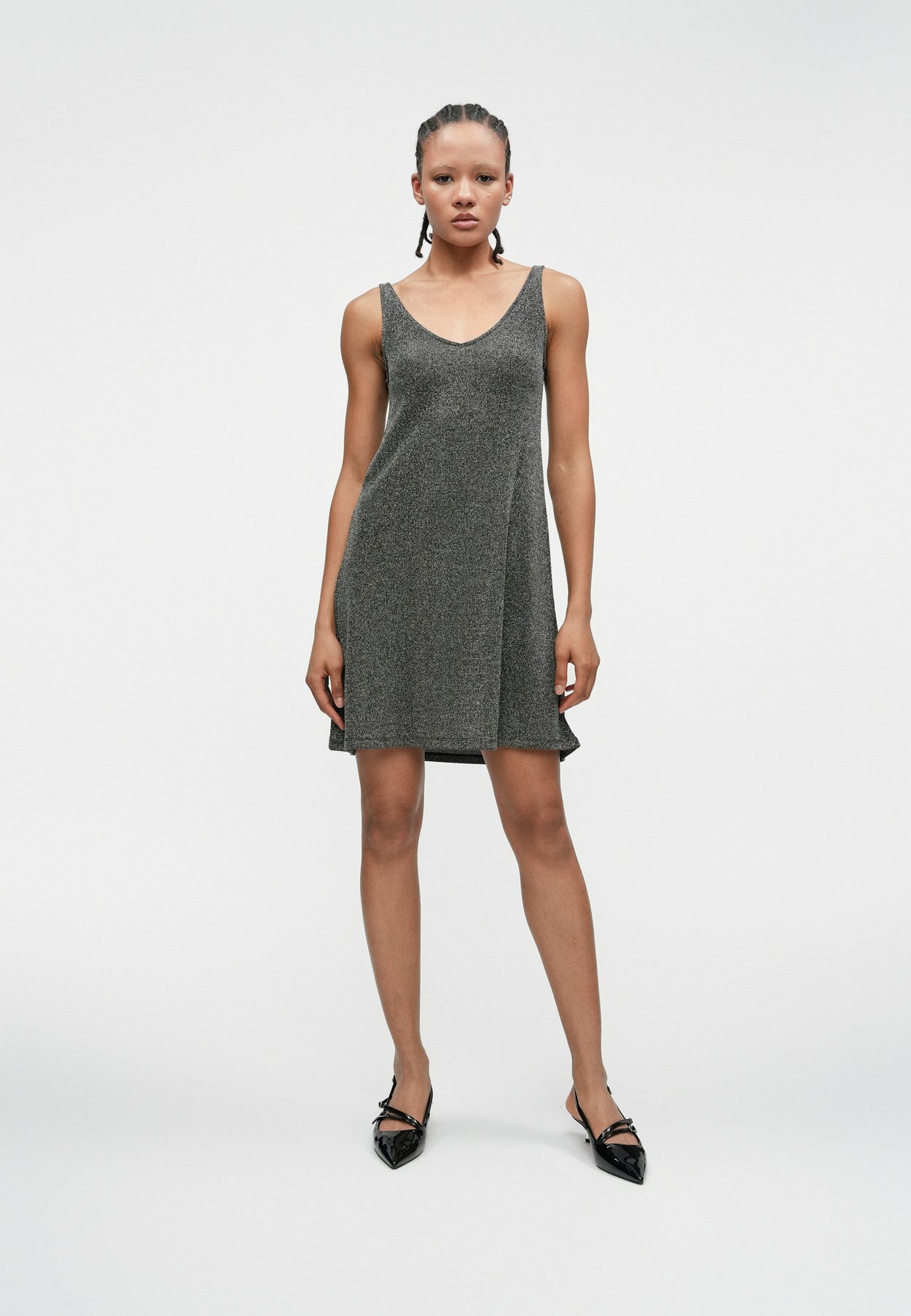 ONLQUEEN V NECK GLITTER DRESS