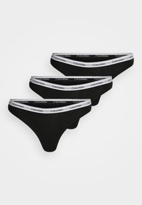 THONG MODERN LOGO 3 PACK  - Thong - schwarz