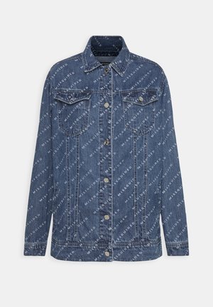 PRINT JACKET - Jeansjakke - blue