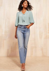Friends Like These PETITE FIT FRONT 3/4 SLEEVE  - Camicetta - blue