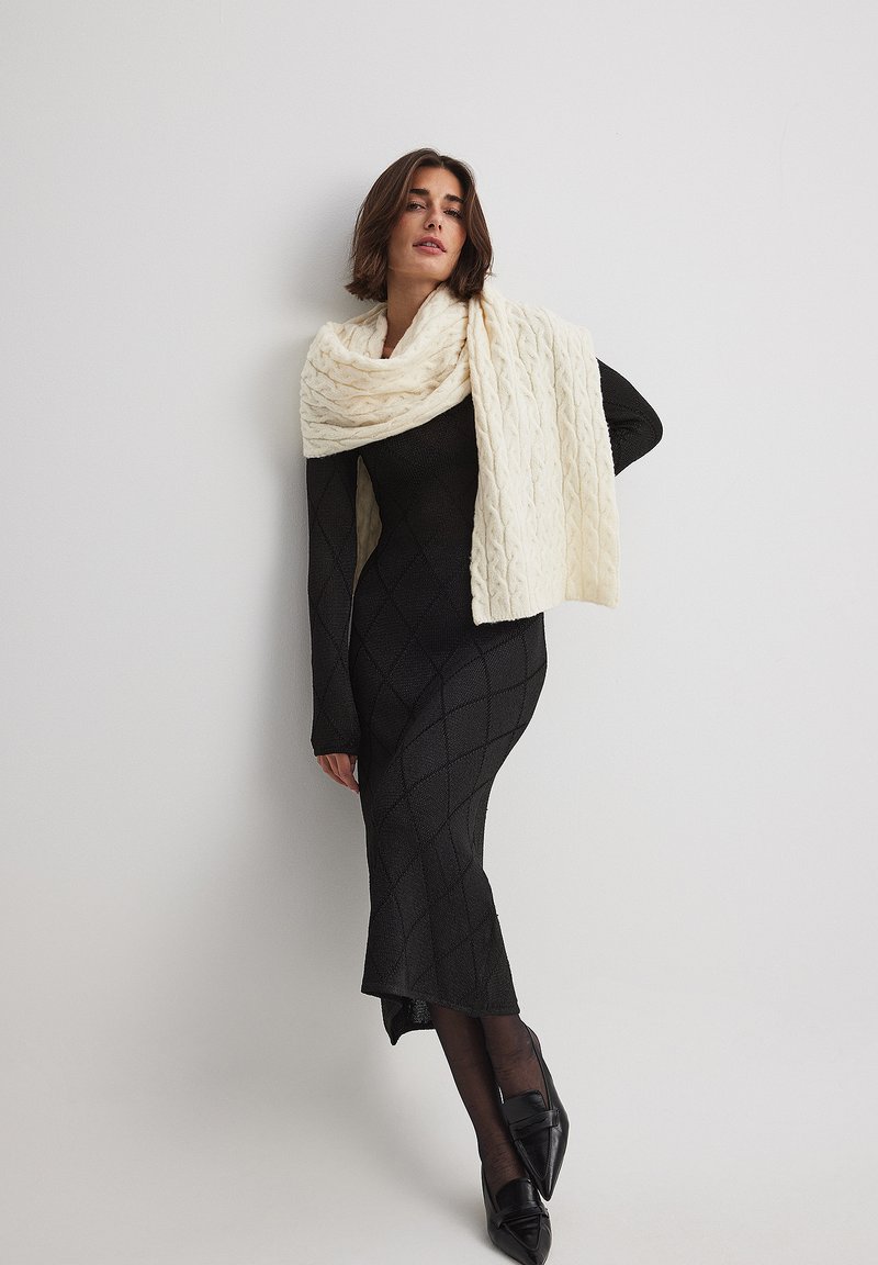 NA-KD Gebreide jurk zwart