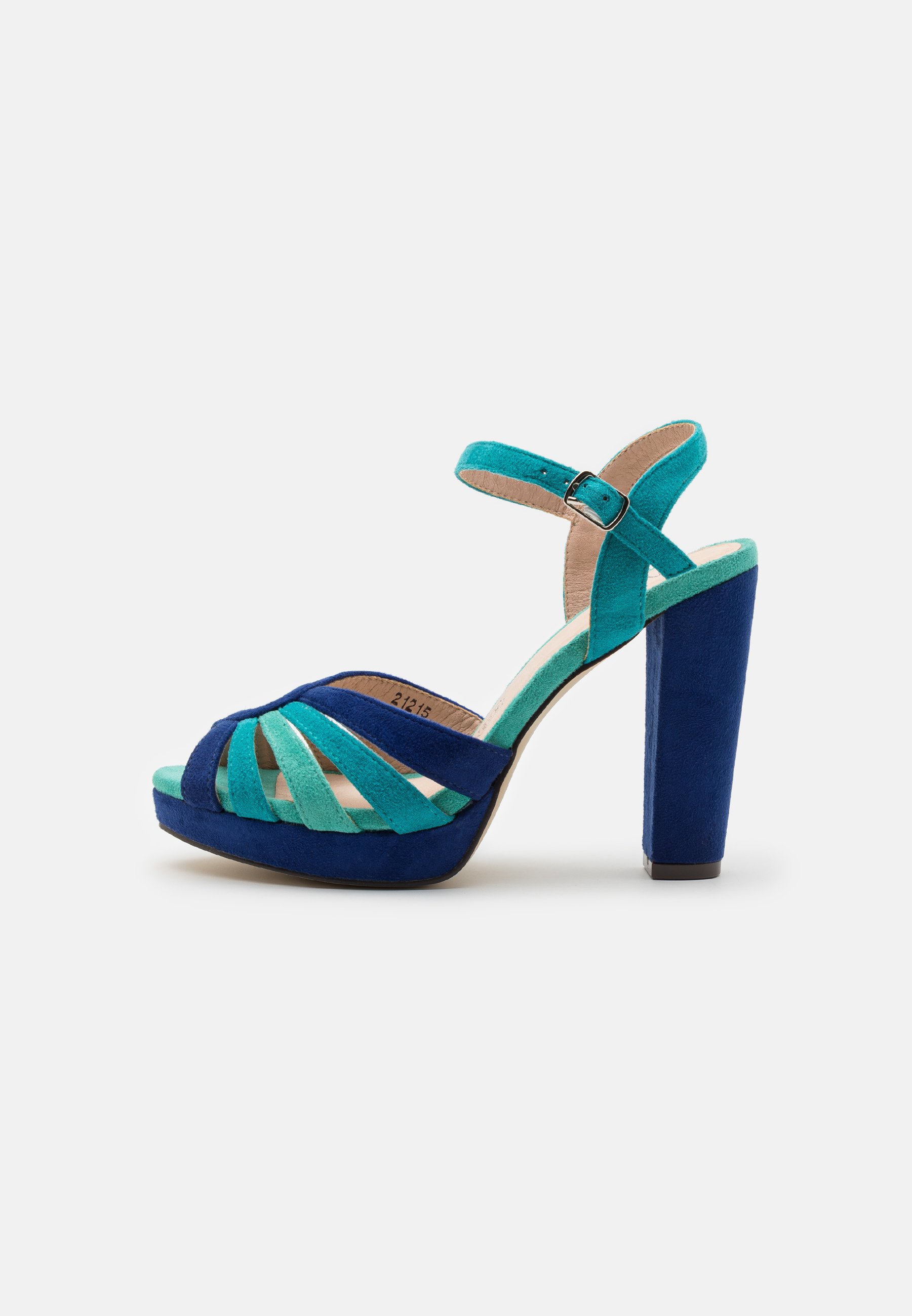 Menbur Sandalias con plataforma - dazzling blue/azul - Zalando.es