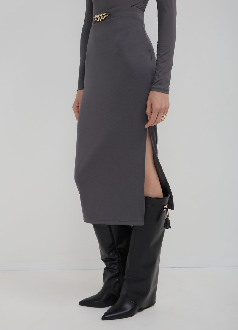 Calliope Jupe crayon - grigio