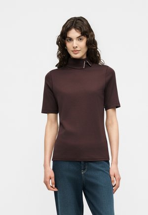 Marc Cain, Print T-shirt - seal brown