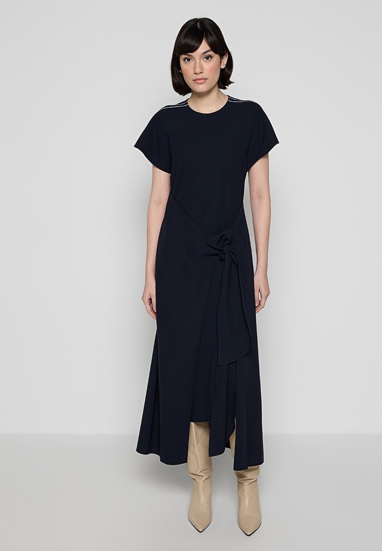 Victoria Beckham Jerseyjurk donkerblauw Victoria Beckham Jerseyjurk donkerblauw