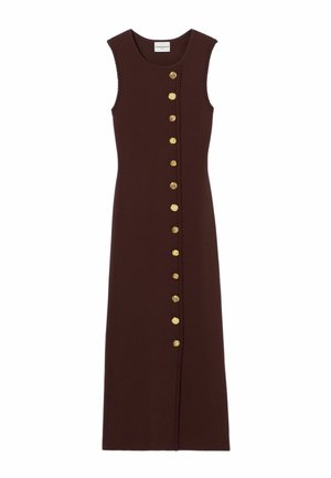 Claudie Pierlot, KNITTED DRESS - Vestido de tubo - marron