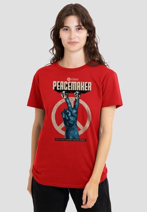 Cotton Soul, PEACEMAKER SEASON TWO SECOND CHANCE - Print T-shirt - red