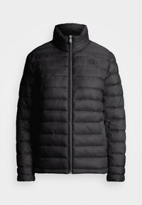 QUILTED FUNNELNECK PUFFER JACKET - Lett jakke - black