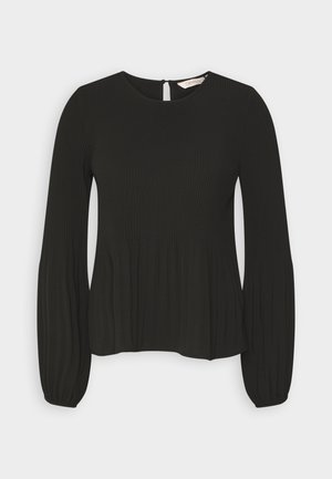 ONLY ONLMULAN PLISSE - Bluză - black