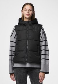 Pieces PCBEE PUFFER VEST  - Brezrokavnik - black