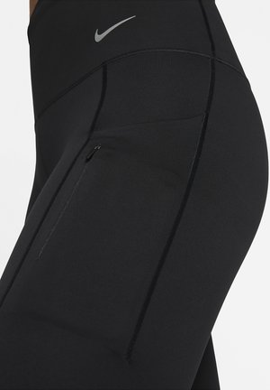 Nike Performance Legingi - black/(black)